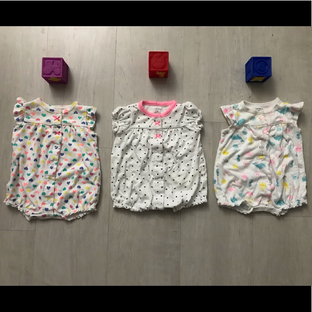 🐳 Carter’s button down onesies (3)